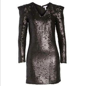Leith Black Sequin Dress SZ XL